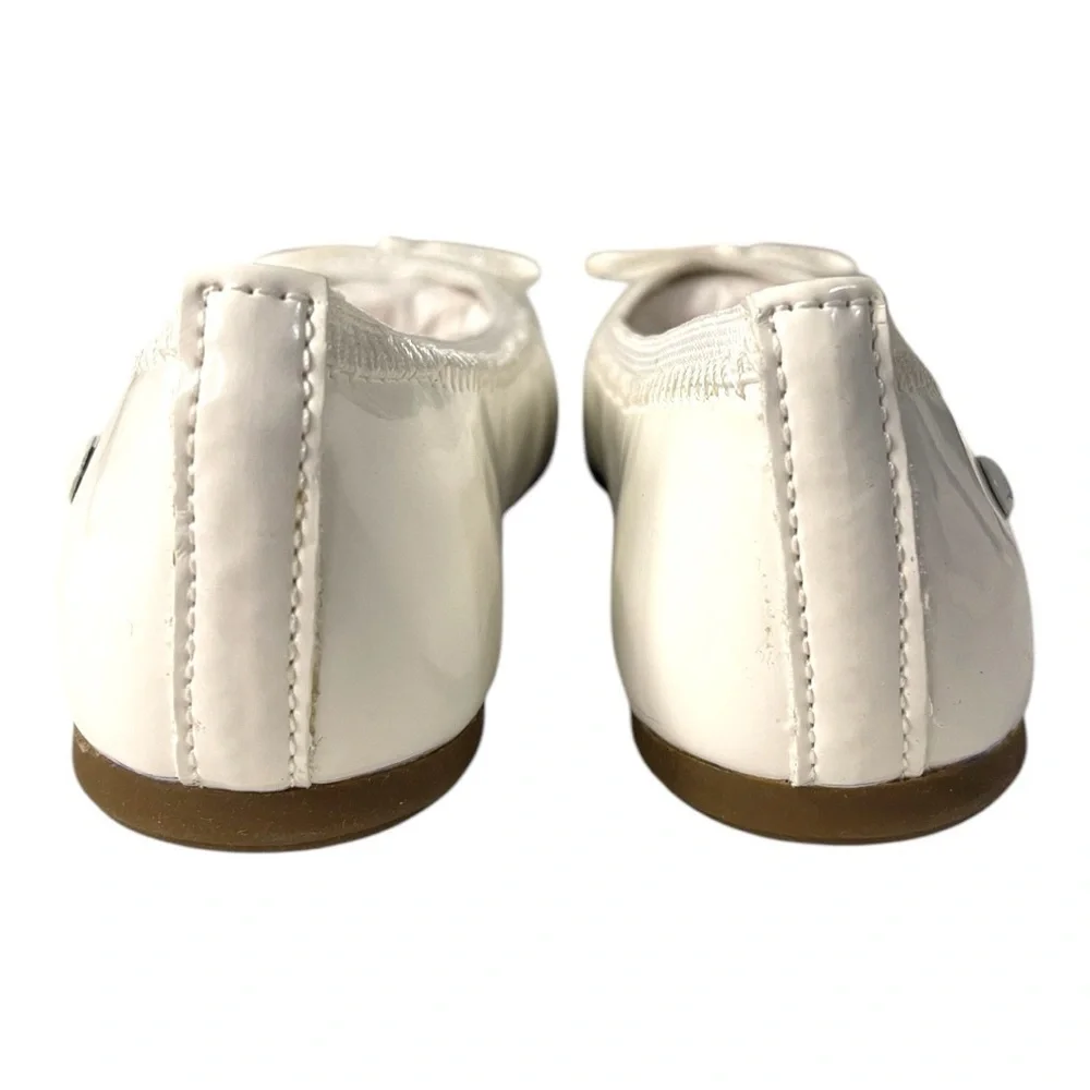 Hush Puppies Josie White Patent Ballet Flats – Girls Size 2W (New with Box!)